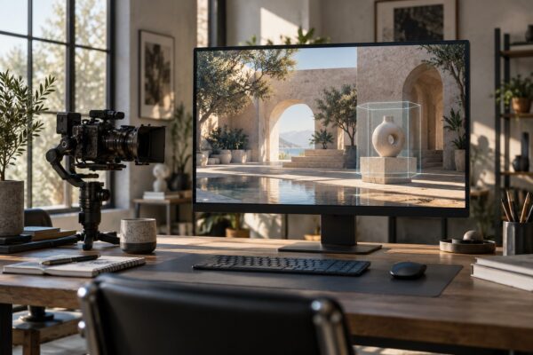 Adobe à ECCV 2026 : illustration d’un studio de création vidéo et du contrôle spatial par IA