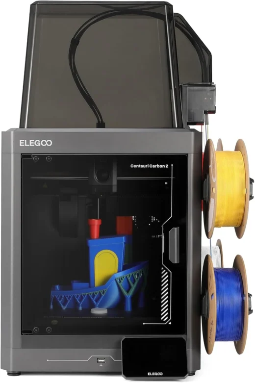 Elegoo Centauri Carbon 2 Combo, imprimante 3D CoreXY fermée avec CANVAS 4 couleurs