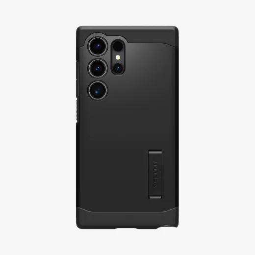 Coque Galaxy S24 Ultra Spigen Tough Armor noire avec béquille